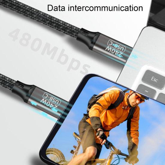 

Практичный кабель для передачи данных типа C Plug Play Быстрая зарядка Безопасная