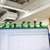 3D Printed Cute Green Lizard Tom Ornament Creative Desktop Decoration Acrylic Keychain Bags Pendent Anime Movie Merchandise Gift