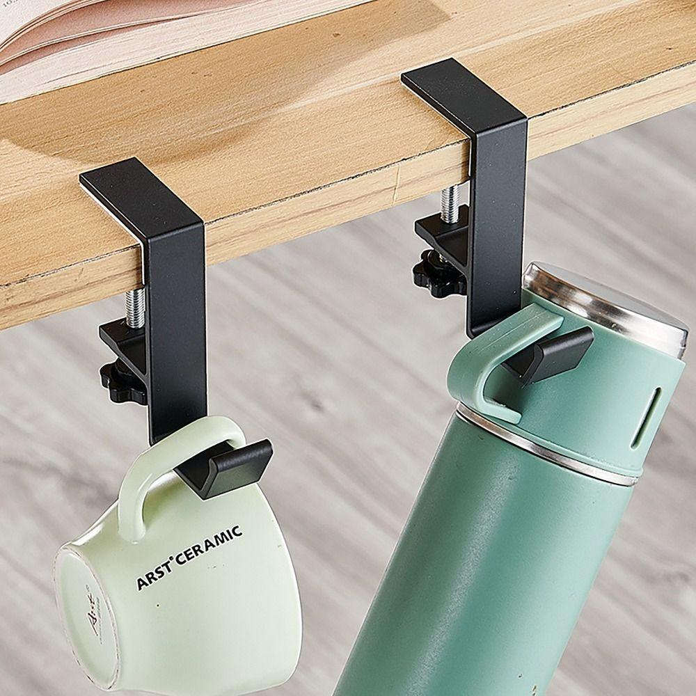 Backpack Storage Desk Edge Hook Hanging Purse Holder Portable Bag Hook  For Student Office