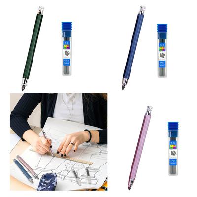 Lapiseiras Automáticas 5.6mm Esboço Lapiseiras Mecânicas Lápis de Artista Lápis de Avanço Lápis de Desenho Esboço para Escola