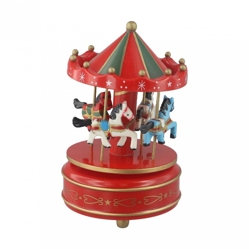 Cute and Charming Classic Carousel Music Box for Kids and Adults Alike
