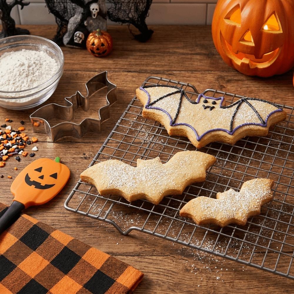 15PCS/SET 3D Halloween Cookie Cutter Set Smooth Edges Pumpkin Cookie Cutter Fondant Decorating