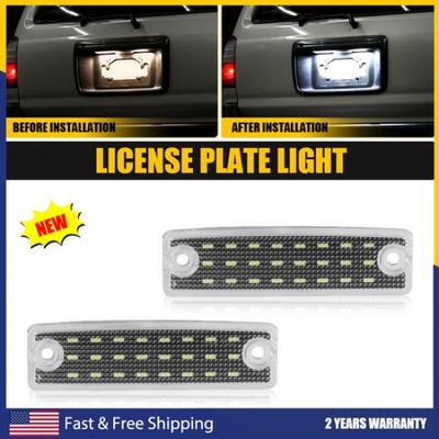 License Light Number Plate 12/24V Lamps LED For 4Runner Sequoia Toyota 1996-