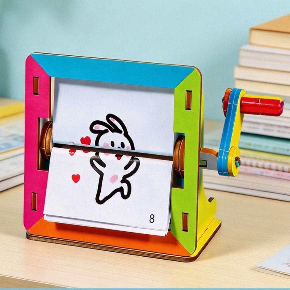 Rotating Science Handmade Craft Learning Toy Science Experiment Toy Boys Children