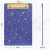 15*10 cm Clip Board Loseblatt-Notizbuch Datei Schreiben Klemmen Papierhalter Acryl Zwischenablage Memo Pad Büro Schule liefert