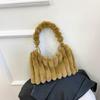 Y2K Plush Handbag Shoulder Bag Underarm Bags Suitable for Travel and Shopping