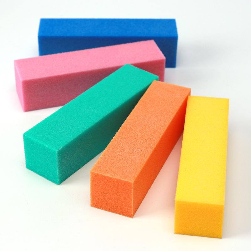 5Pcs Colorful Nail Buffer Nail Files Polisher Block Manicure Pedicure Files Sanding Polishing Sponge Nail Art Tools Professional