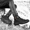 Męskie buty zimowe Outdoor Warm Snow Shoes Men Casual Oryginalne skórzane trampki Luksusowe męskie buty trekkingowe Męskie narzędzia do kostki