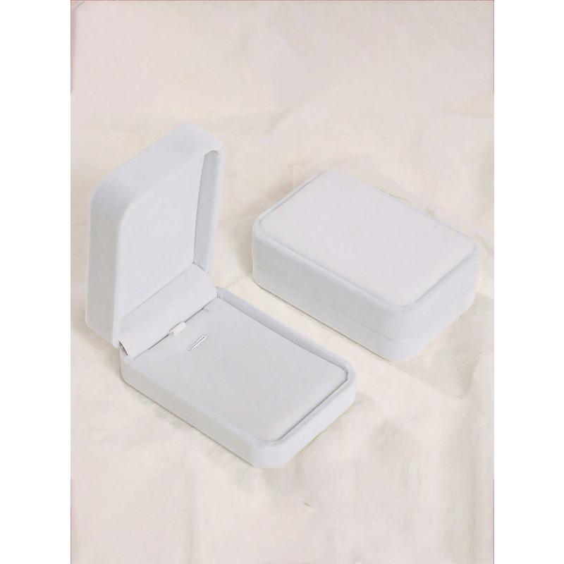 

White Gift Necklace Pendant Box, Perfect for Family, Friends, and Lovers one-size білий