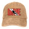 Dive Scuba Diving Multicolor Hat Peaked Men Women's Cowboy Cap Red Baseball Caps Personalized Visor Protect Hats