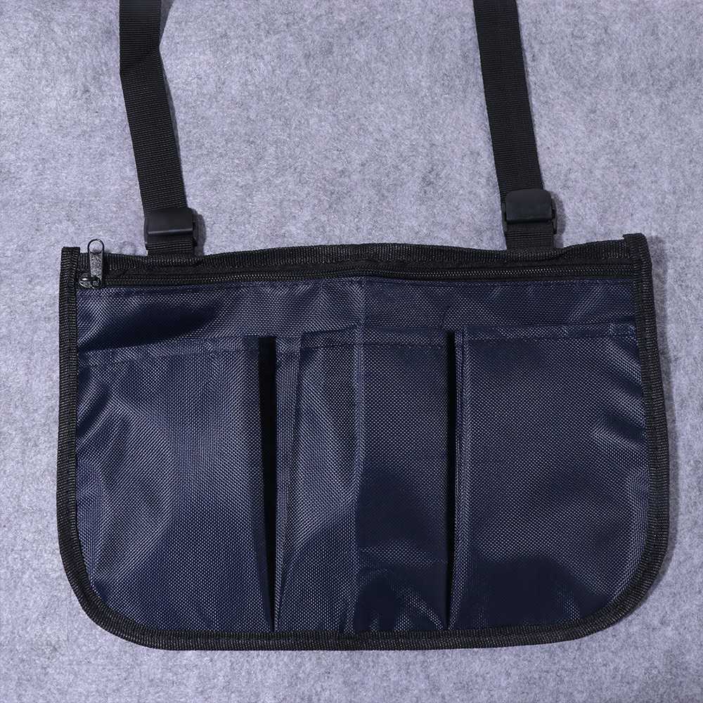 Multi-pocket Wheelchair Armrest Storage Bag Seat Armrest Side Storage Pocket Home Storage