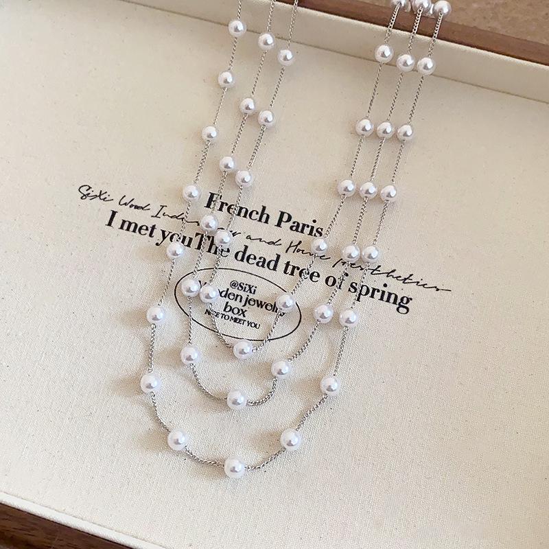 

Корейский ретро чокер с кисточкой из жемчуга и стразов, с цветочным бантом