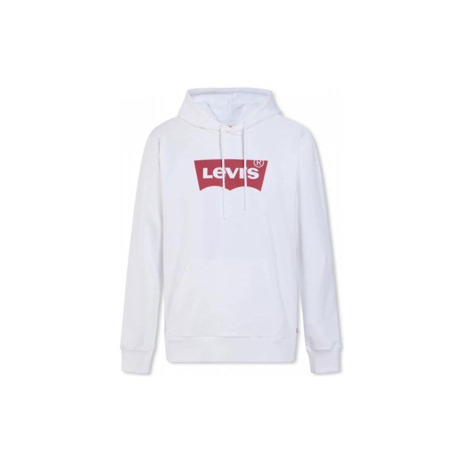 Levis Letter Print Hoodie Women Hoodies White A4959-0009