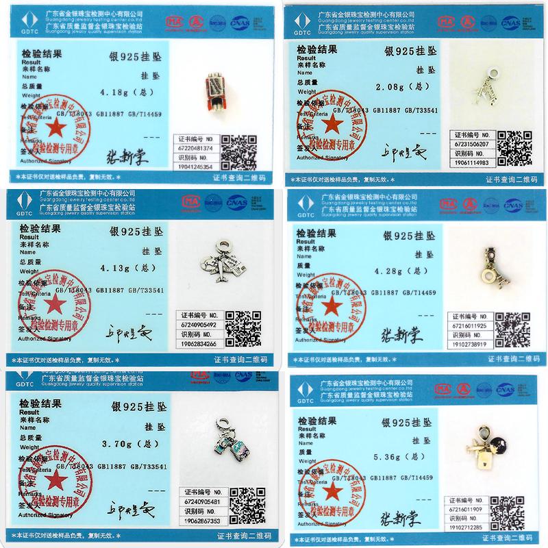 925 Silver Charm Bead Pendant Camera Tower Ship Earth Airplane Pendant Fit DIY Bracelet Necklace Women's Jewelry Gifts