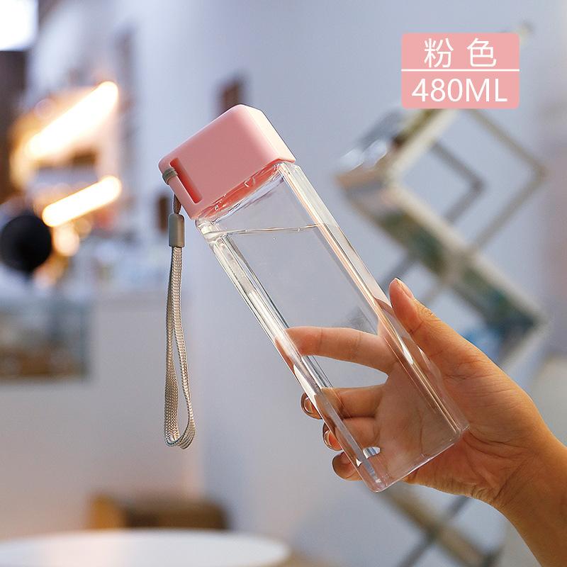 750ml Sport-Wasserflasche Bunter/Transparenter Wasserbecher Mit Strohhalmbecher Für Dropshipping Senden Sie Mir Ihr Muster