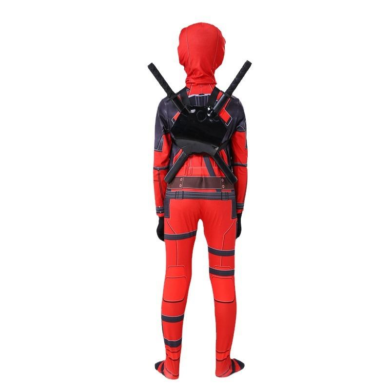 Hero Bodysuit Jumpsuit Halloween Costume Kids Cosplay Outfit Adult Set
