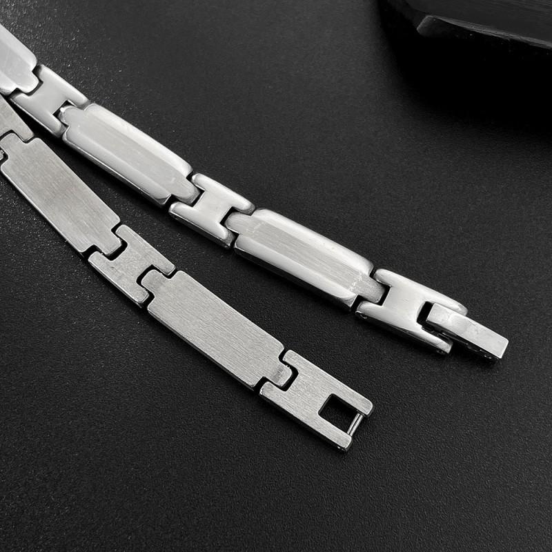 Personalized Bracelet Men's Stainless Steel Niche Simple Design Fashionable Versatile Titanium Wholesale