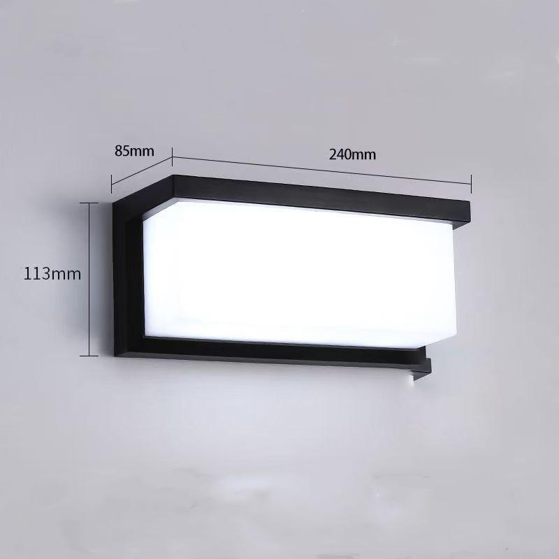 LED Wall Light with Motion Sensor Outdoor Porch Balcony Garden Courtyard Lamp