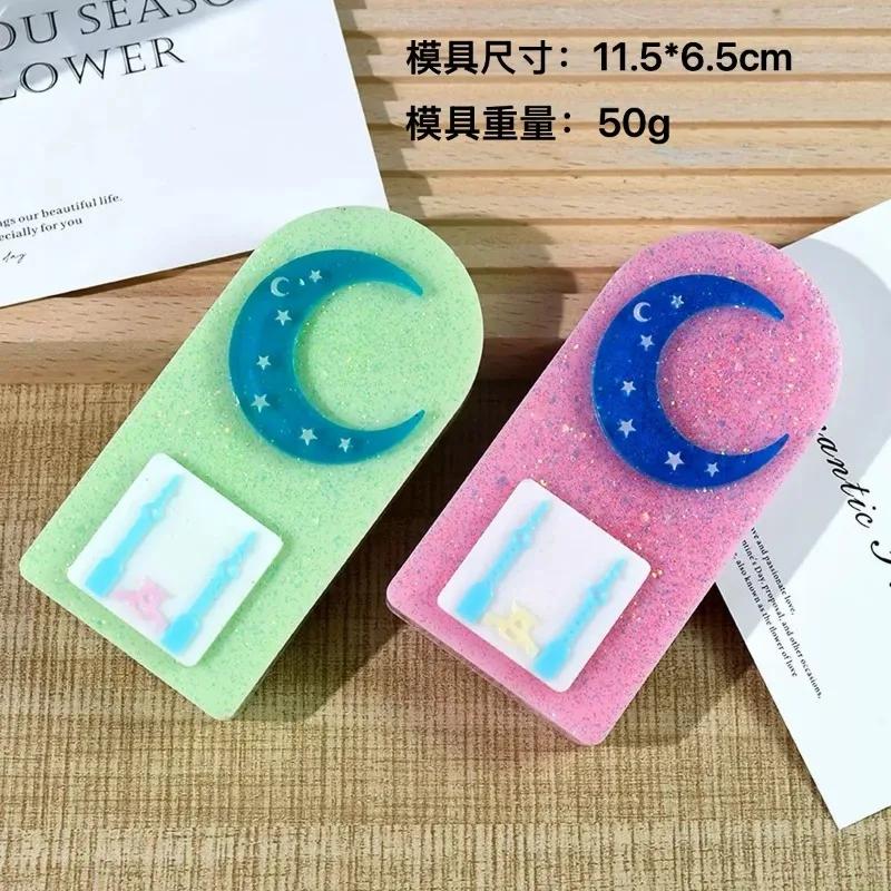 Top Quality Handmade Aroma Candle Resin Silicone Mold Islam Muslim Ramadan Decoration Eid Mubarak Ramadan Moon Star Candle Mold