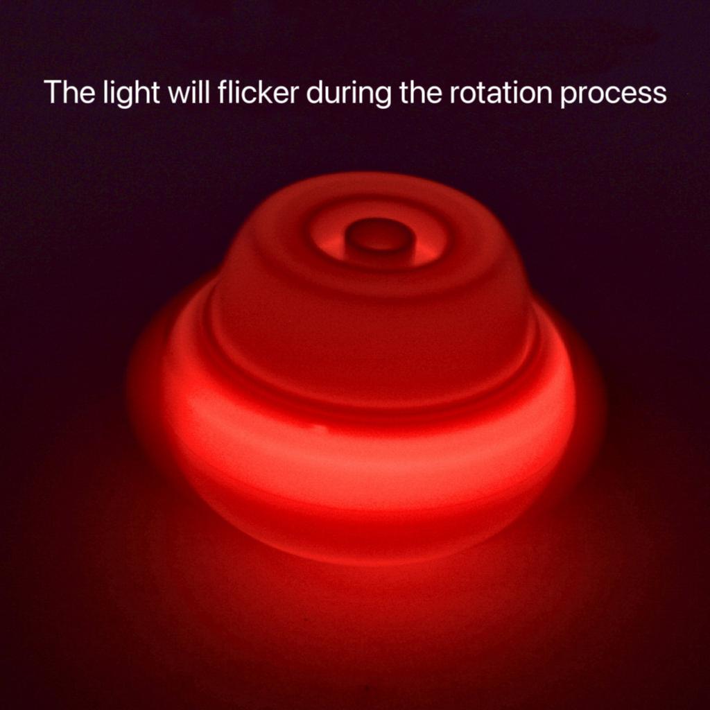 1 Pcs Luminous Lotus Top Rotating Emission Including L High Quality Durable Design Safe for Children Ight Flash Children Toy Multicolour Luminous Gyro