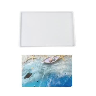 Large Rectangular Silicone Mold Resin Art Molds Clay Crafts Molds Unique  Ornament Molds Silicone  for Craft