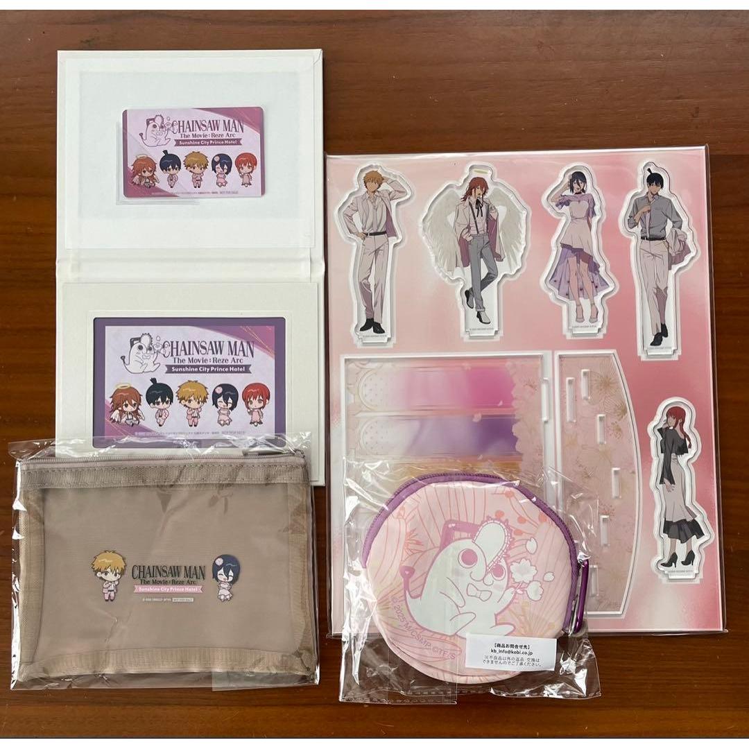 Used Chainsaw Man Hotel Prince Hotel Reze Collaboration Room Amenity 5-piece Set