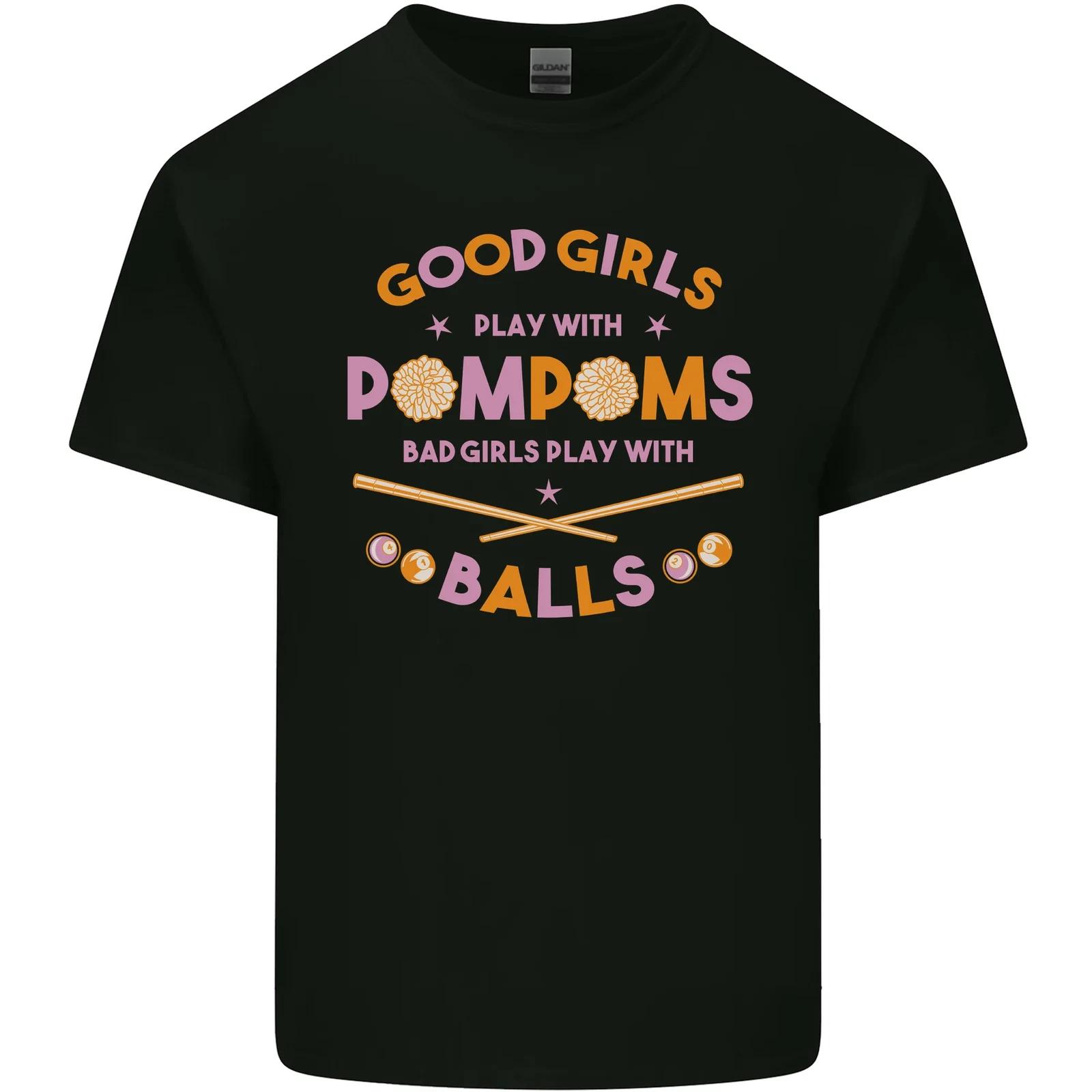 

Bad Girls Play With Pool Balls 9-Ball Kids T-Shirt Childrens M