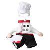 Creative Adjustable Pet Funny Chef Costume Comfortable Breathable Pet Cook Outfit Polyester Dog Cosplay Costumes Halloween