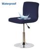 Waterproof Bar Stool Chair Cover Short Back Office Rotating Lift Chair Slipcover Elastic Seat Cover For El Banquet Dining