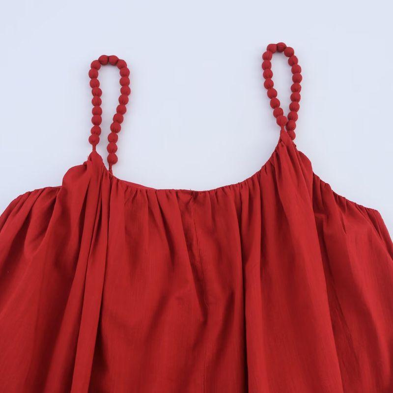 Jnleaog Autumn New Women Clothes Western Style French Style Design Beaded Sling Dress 5770225