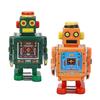 Vintage Robot with Wind Up Handle Clockwork Spring Toy for Collection Coffee Shop Home Decoration Ph
