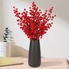 10Pcs/lot Artificial Berries Stems red Christmas Berries Branch Ornament for Holiday Home Decorations and Crafts