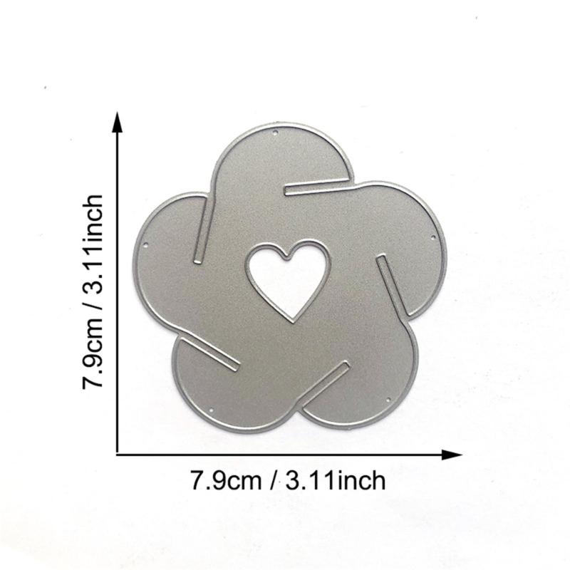 3D Flower Metal Cutting Dies DIY Craft Carbon Steel Embossing Template Stencil Scrapbooking for Card Die Cuts Mold