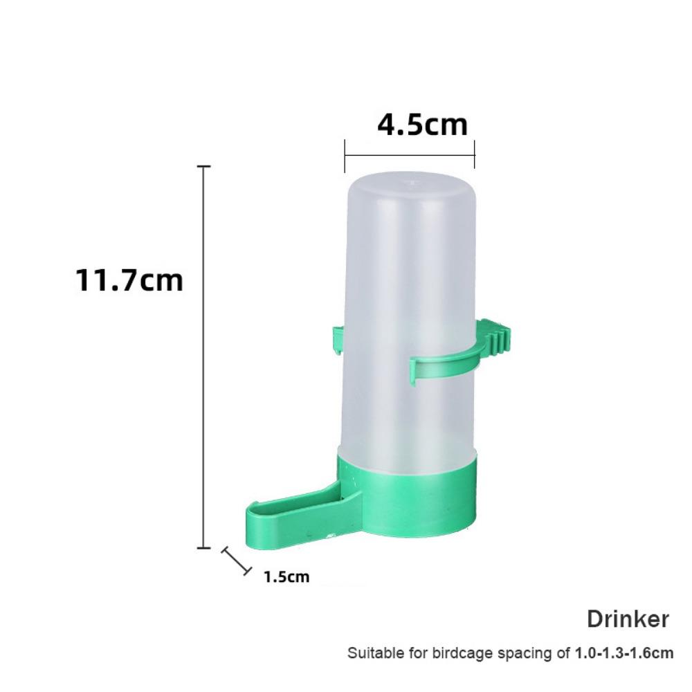 Plastic Bird Automatic Drinker Automati Parrots Feeder Waterer Bird Water Dispenser Parrots