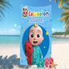 Customizable Personalized Beach Towels CoComelon - Dance Party Themed designs.Suitable for the Beach, Yoga, Sports;ideal As Beach Accessories