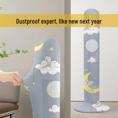 Funda Protectora Universal a Prueba de Polvo para Ventilador de Torre Midea/Gree - Funda Protectora Completa Vertical para Ventiladores Eléctricos de Pie