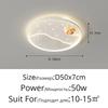 2025 New Round LED Ceiling Light for Children Creative Home Moon Astronaut Light Dreamy Bedroom Girl Kewei Princess Light