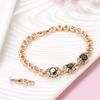 Fashion Ethnic Bride Black Natural Zircon Bracelet For Women Luxury  Rose Gold Vintage Wedding Fine Jewelry  New