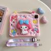 Retractable My Melody Silicone Case for iPad Air 2025/iPad Pro 11 Tablet