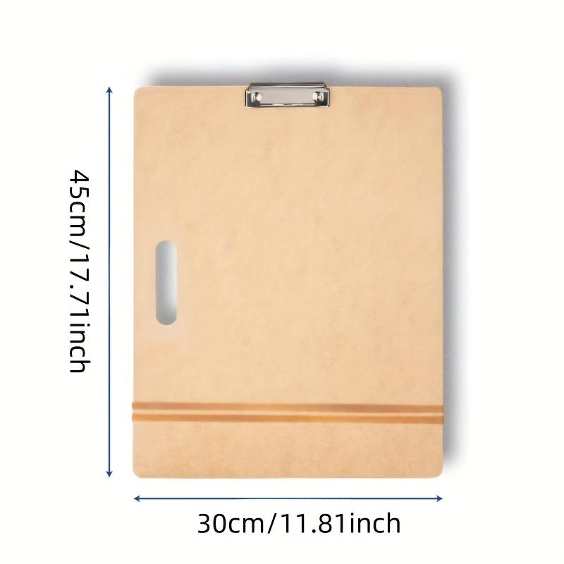 

1 шт. Деревянная планшетка для рисования с прочными зажимами и резинками, портативный ручной планшет для рисования для классных работ. Bronze