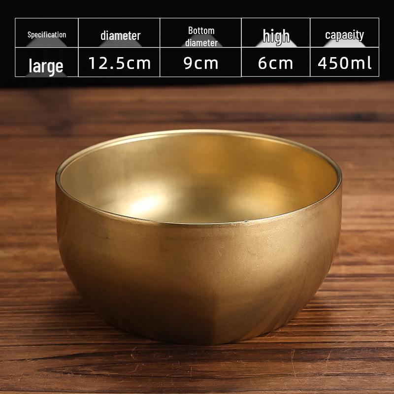 Retro Gold Stainless Steel Tableware Set: Rectangular Plate, Seasoning Dish, Bowl, Water Cup, Chopsticks, Spoon.