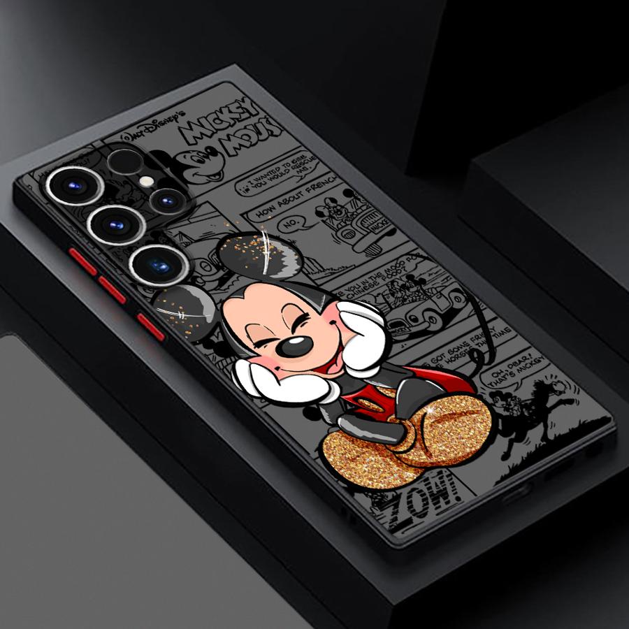 Mickey Minnie Maus Handyhülle Case für Samsung Galaxy S26 S25 Ultra S24 Plus S23 FE S22 S21 Note 20 10+ S20