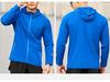 2025 Sommer Paar Schnelltrocknende Laufjacke mit Kapuze und Reflektoren für Sonnenschutz