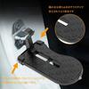 Samcos Car Door Step Folding Step Car Tool Easy Installation Anti-slip Car Wash Assistant