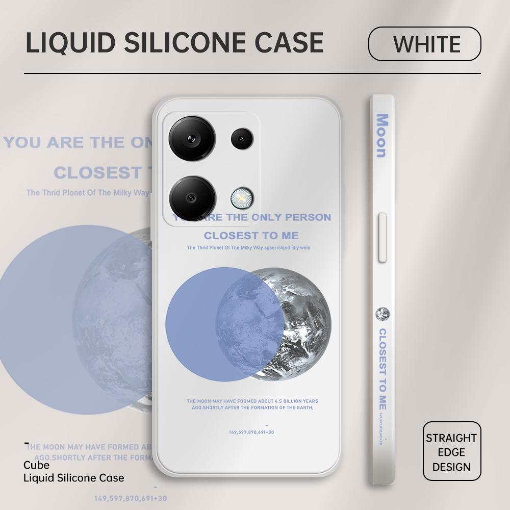 

Чехол для телефона с мультяшным красочным узором, квадратный, жидкий, силикон, TPU, полное покрытие камеры, противоударный защитный чехол для Xiaomi Redmi iPhone Xiaomi 11T белый