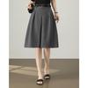 TERRE BLEUE A-Line High-Waist Casual Skirt