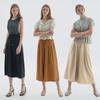 Calças Culotte Largas 3/4 Femininas Baiyu Conjunto Peça Pc8w