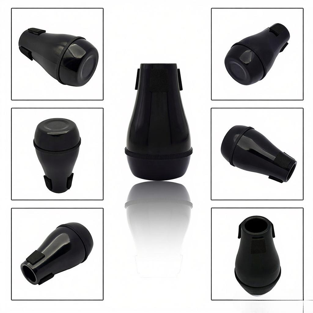 High Quality Light-weight Practice Trombone Straight Mute Silencer Sourdine ABS Material for Alto Tenor Trombones