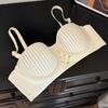Plus Size Bra Women Ultra Thin Minimizes Large Bust Push Up Non-Sag Sexy Round Cup Fashionable