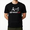 Men's German K1200LT Motorcycle Biker Double Sided Graphic Cotton T-Shirt Casual Summer Short S